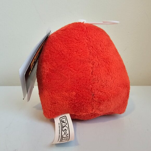 Paladone NAMCO Pac Man Blinky Red Ghost Plush Stuffed Toy Tags WORKING Bandai 4" - Picture 4 of 7